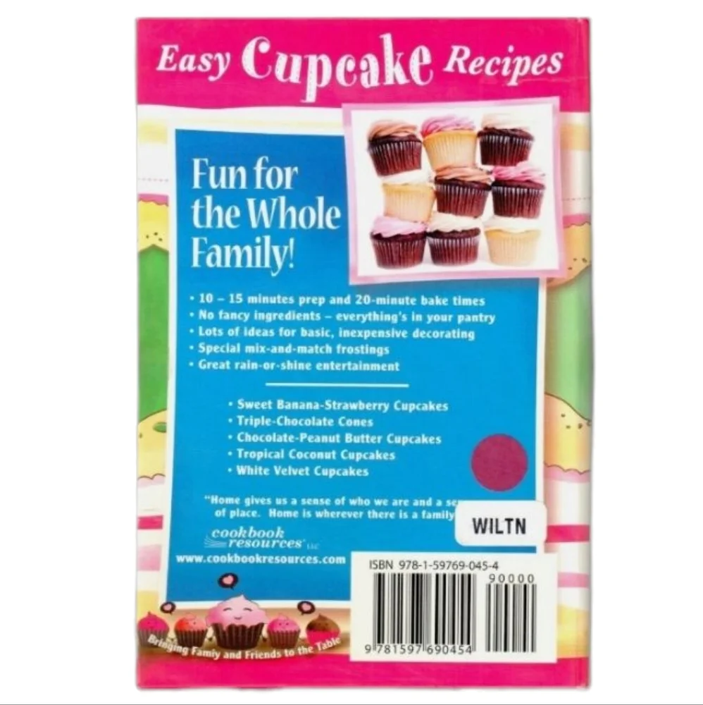 Easy Cupcake Recipes Hardcover By Cookbook Resources LLC Easy & Quick Baking‎